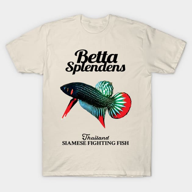 Betta Splendens T-Shirt by KewaleeTee